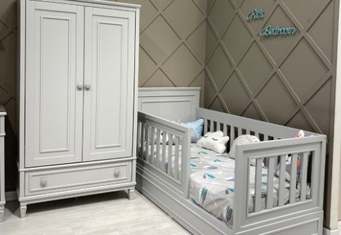 تخت و کمد مونته سوری مدل آرکا - سرویس خواب نوزاد آرکا